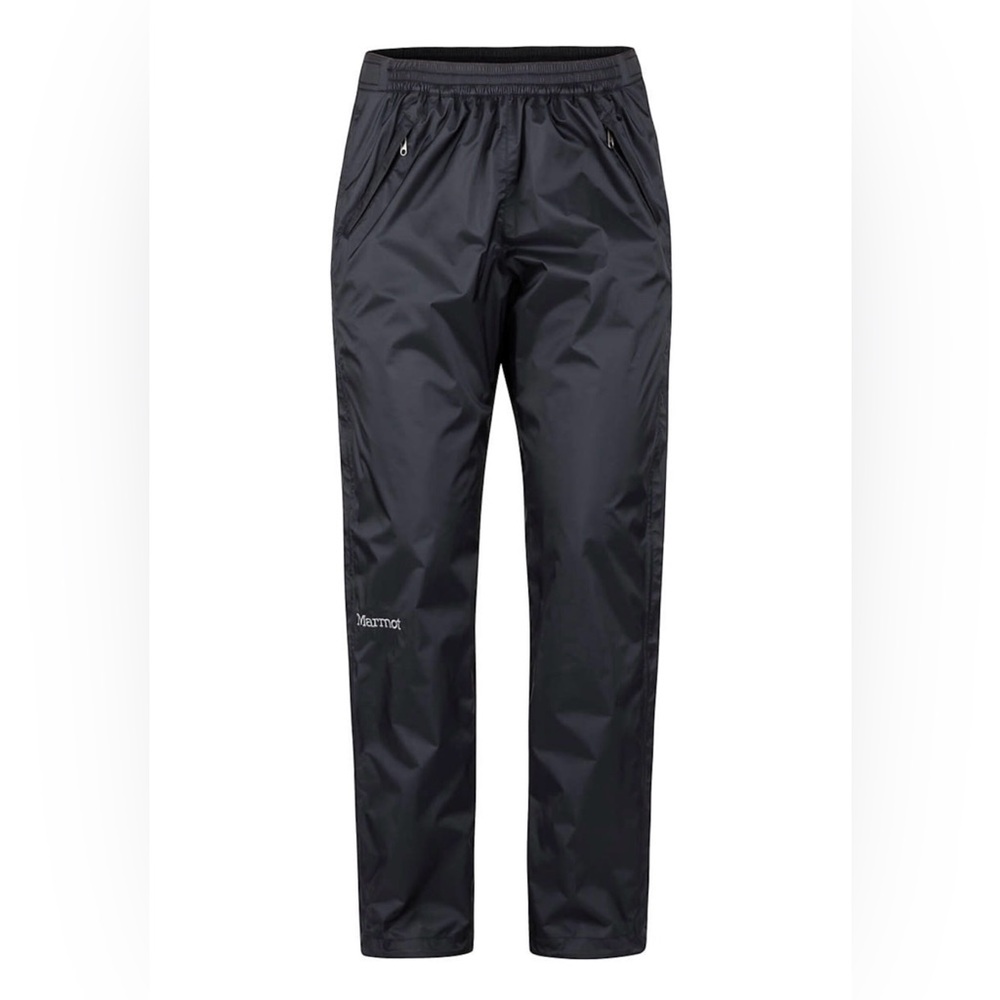 Marmot Women's PreCip Eco Full Zip Rain Pant Sz L in black
